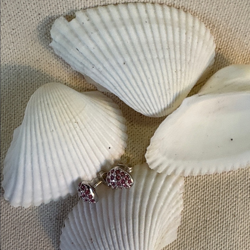 Brighton Heart Shaped Earrings With A Heart Shaped Crystals.